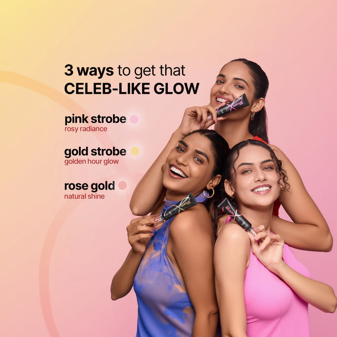 3-in-1 Strobe Cream | Pink